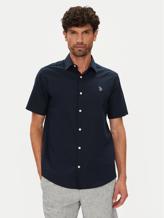 

Рубашка regular fit MUP3254 U.S. Polo Assn., синий
