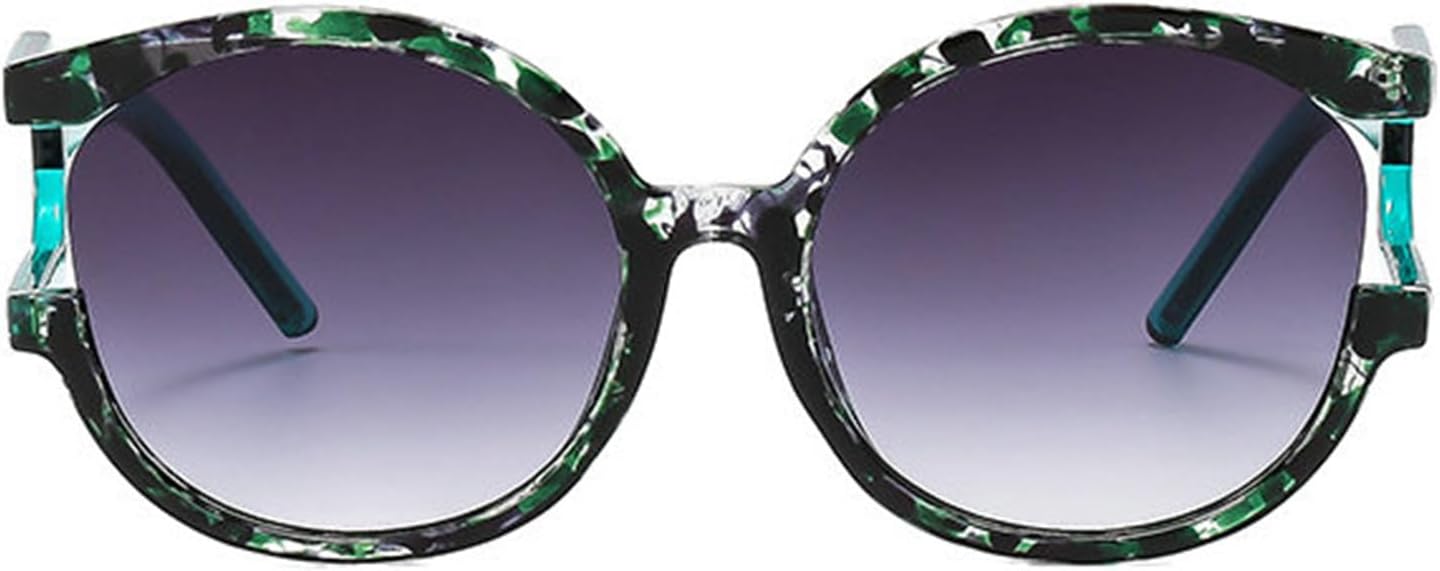 

Хелена Винтажные большие солнцезащитные очки для женщин и мужчин, роскошные, для активного отдыха, овальные, ретро, ​​модные, панк, трендовые солнцезащитные очки UV400 S65 helena, Flower