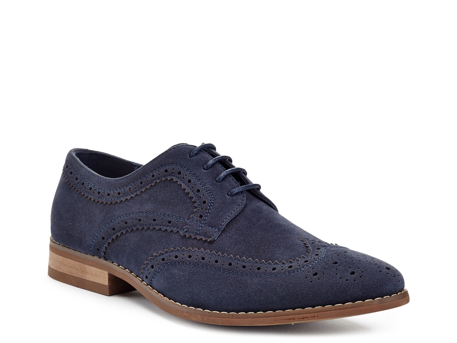 

Оксфорды Adolfo Derby Wingtip, темно-синий