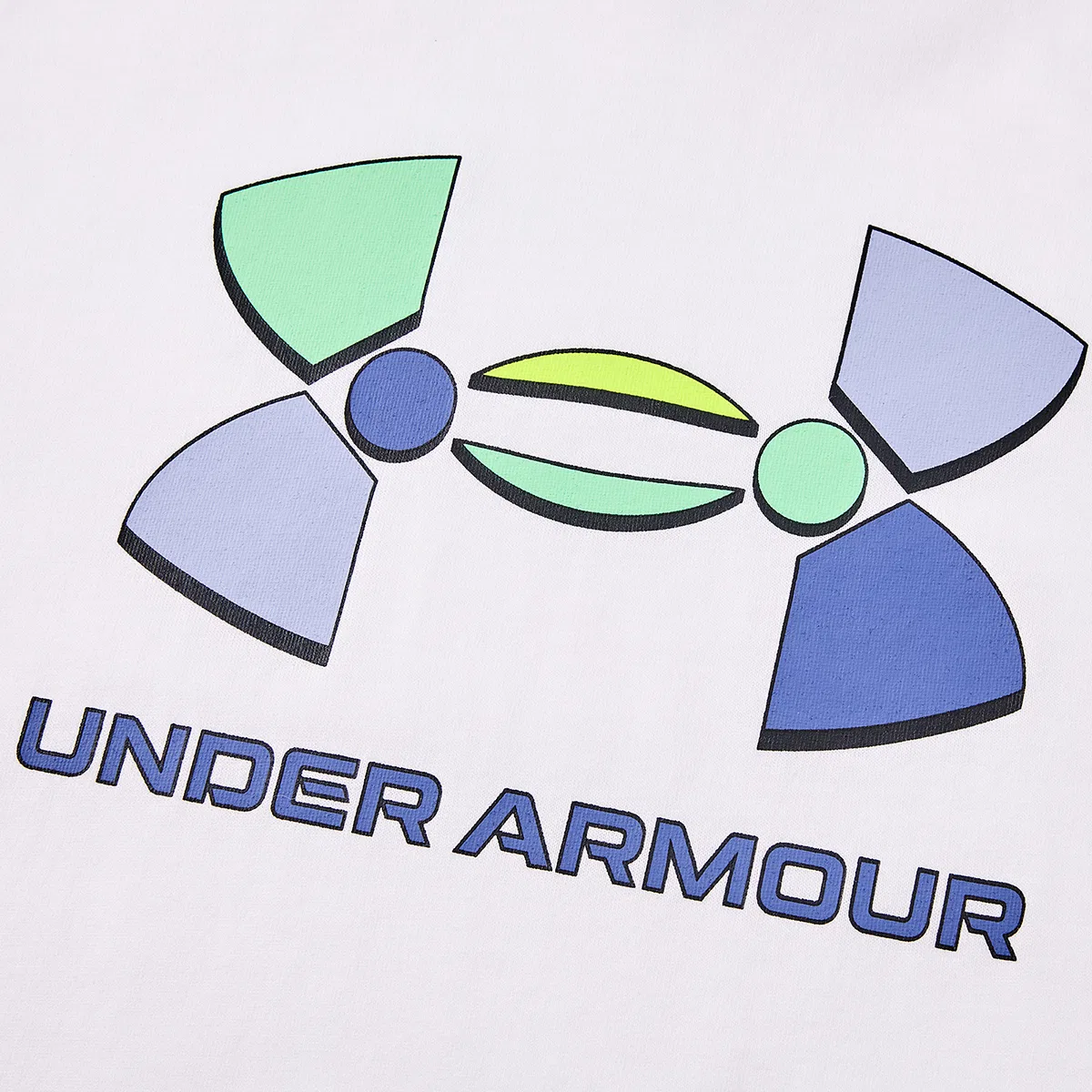 Футболка детская с круглым вырезом Under Armour, White — фото 4