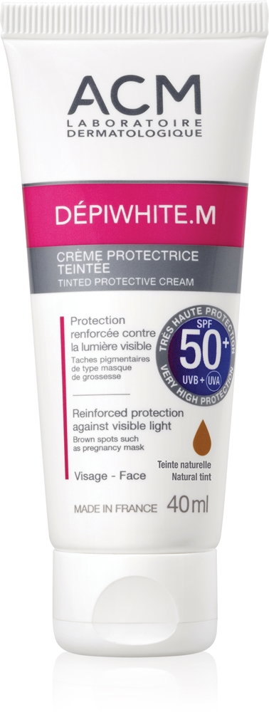 

Dépiwhite m тонирующий защитный крем spf 50+ Acm, natural tint 40 мл
