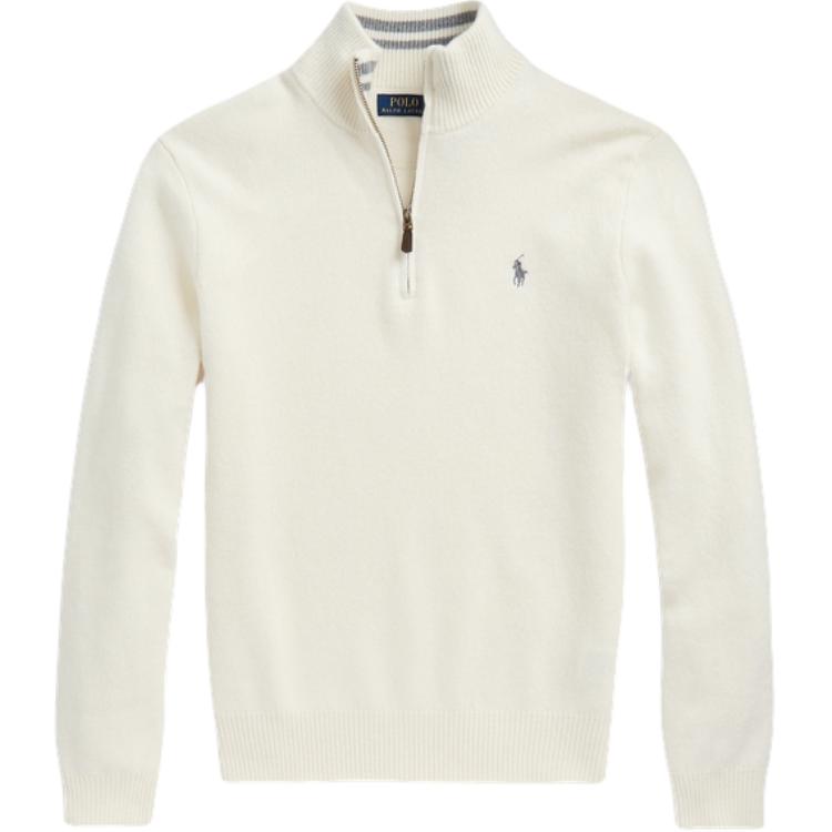 

Polo Ralph Lauren FW22 Вязаный свитер мужской белый
