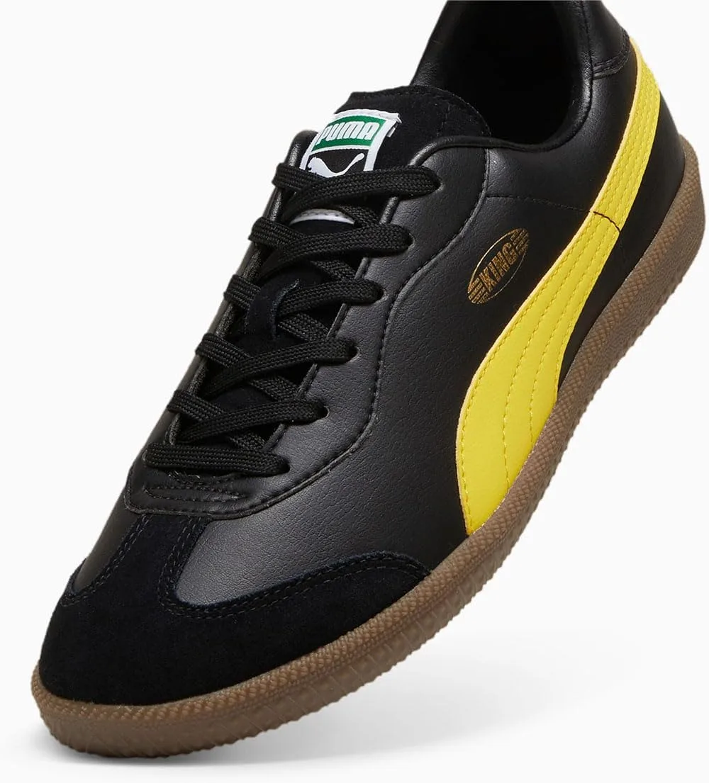 Кроссовки PUMA King 21 для тренировок в помещении, унисекс, черный/желтый — фото 4