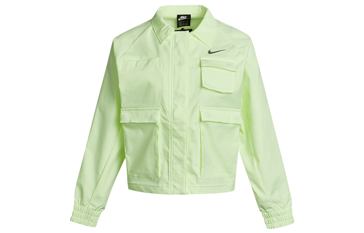 Nike Куртка женская светло-желто-зеленая, Slight Yellow Green — фото 3