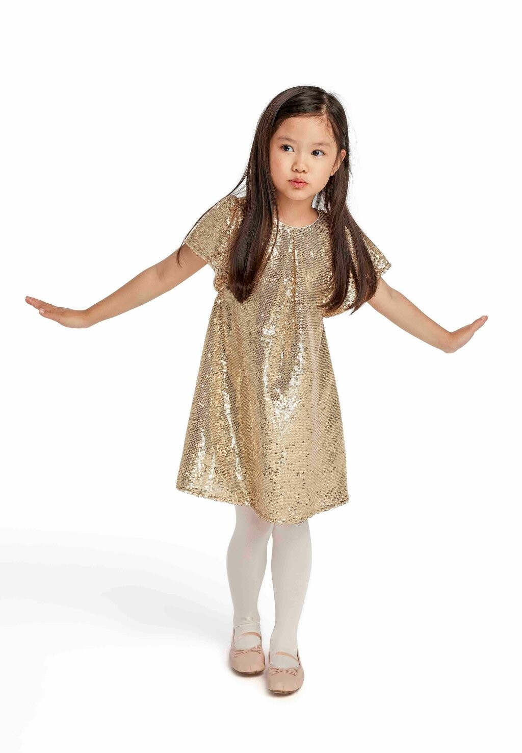 

Элегантное платье Standard MINOTI, цвет gold coloured