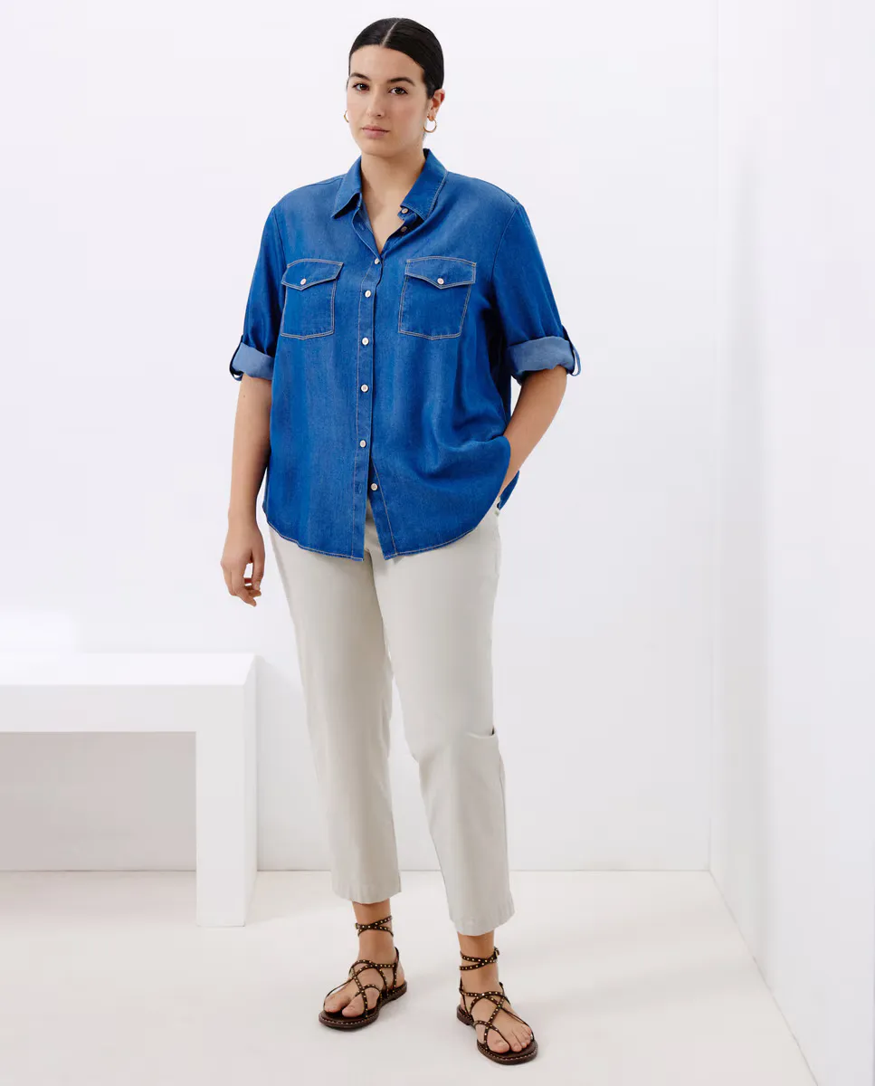 

Женские прямые брюки Couchel, белый