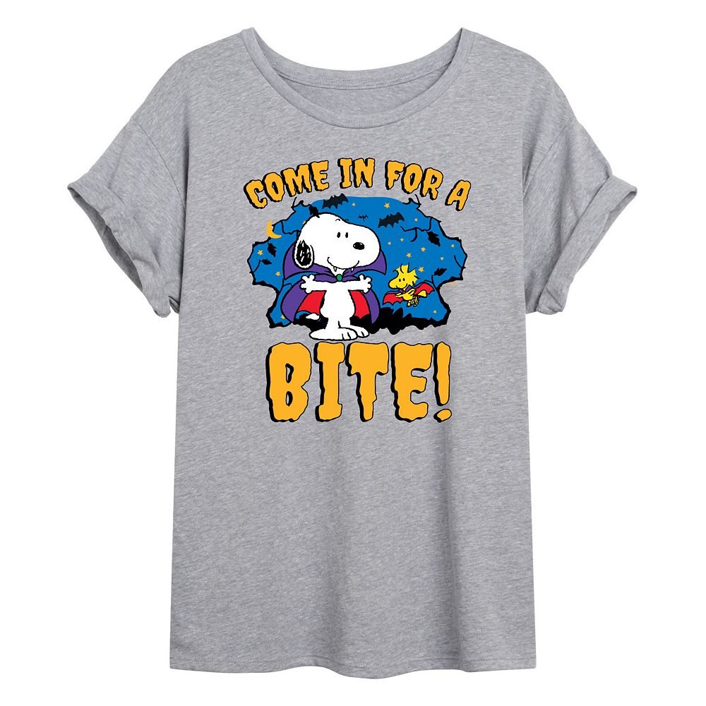 

Детская футболка Peanuts Snoopy & Woodstock Come In For A Bit Licensed Character, цвет Heather Gray