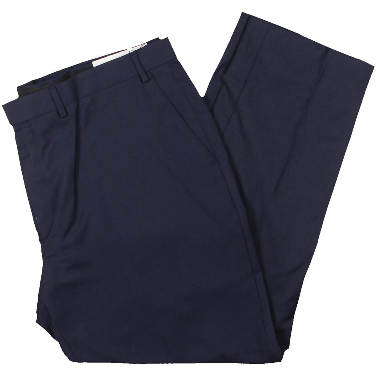 

Мужские шерстяные брюки из смесовой шерсти Lauren Ralph Lauren, цвет Navy Solid