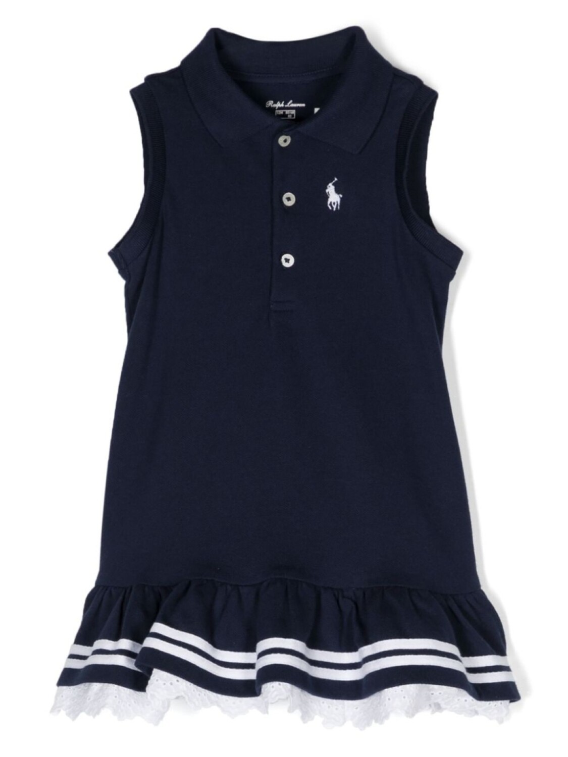 

Ralph Lauren Kids комплект из двух платьев с отделкой в полоску, синий