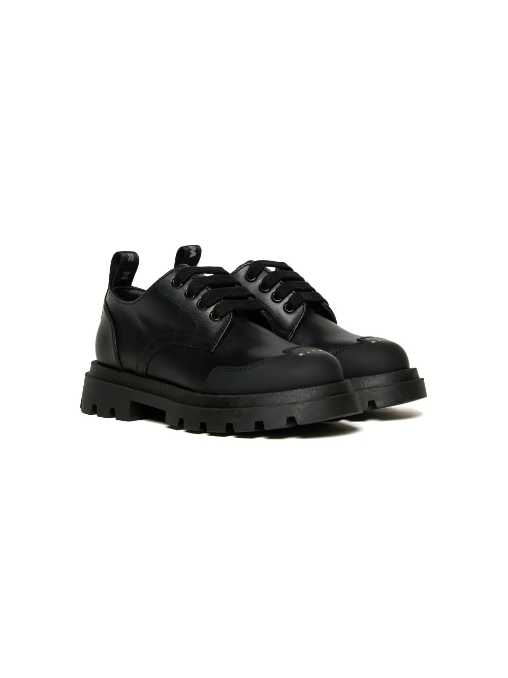 

Лоферы с логотипом Marni Kids, черный