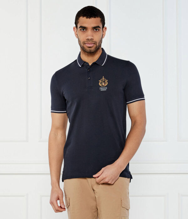

Рубашка поло Slim fit Aeronautica Militare, синий