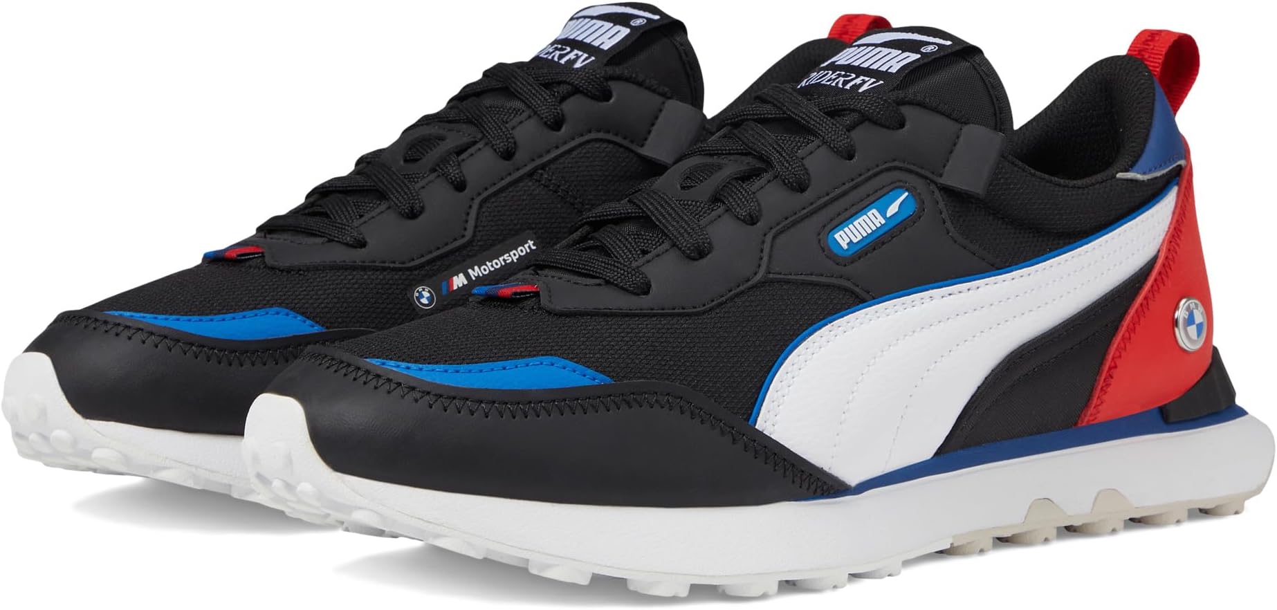 

Кроссовки PUMA BMW Motorsport Rider FV, цвет Puma Black/Puma White