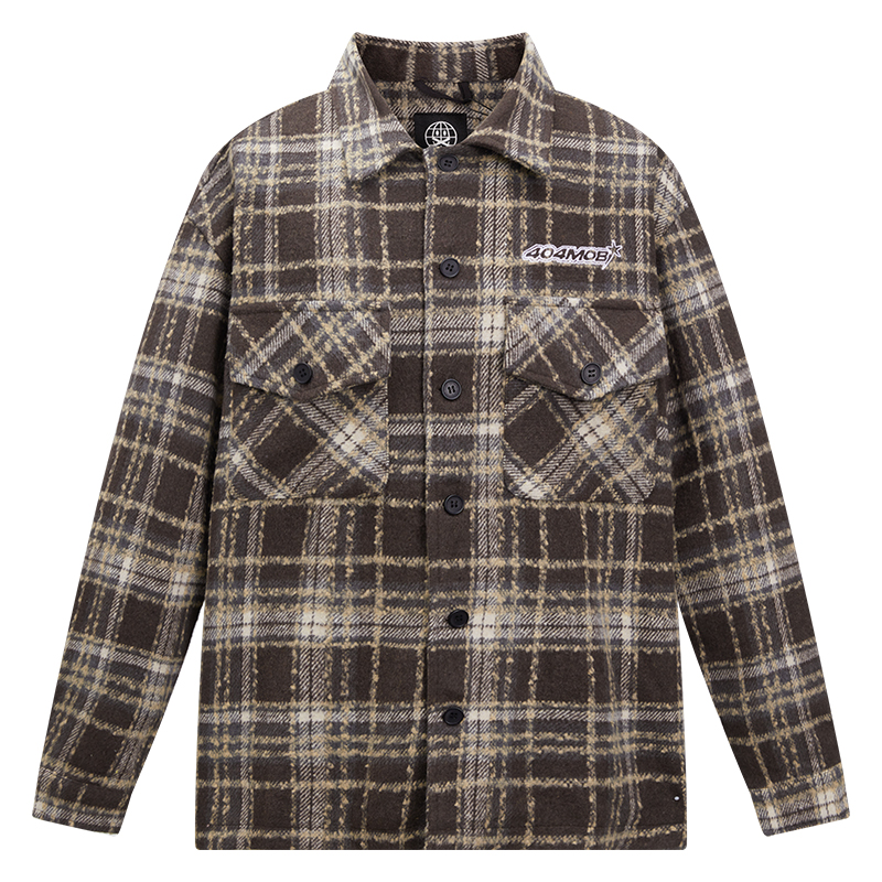 

404MOB GANG Куртка Unisex, Coffee (Padded and Thickened)