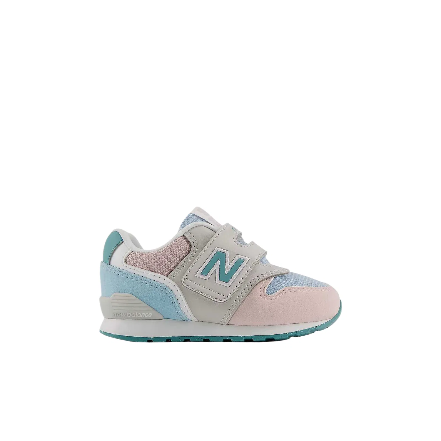 Кроссовки NB 996 Cushioning Abrasion Resistant Low top Toddler Shoes Wide Women's Infant And Toddler New Balance, Stone Pink & Cloud Blue — фото 3