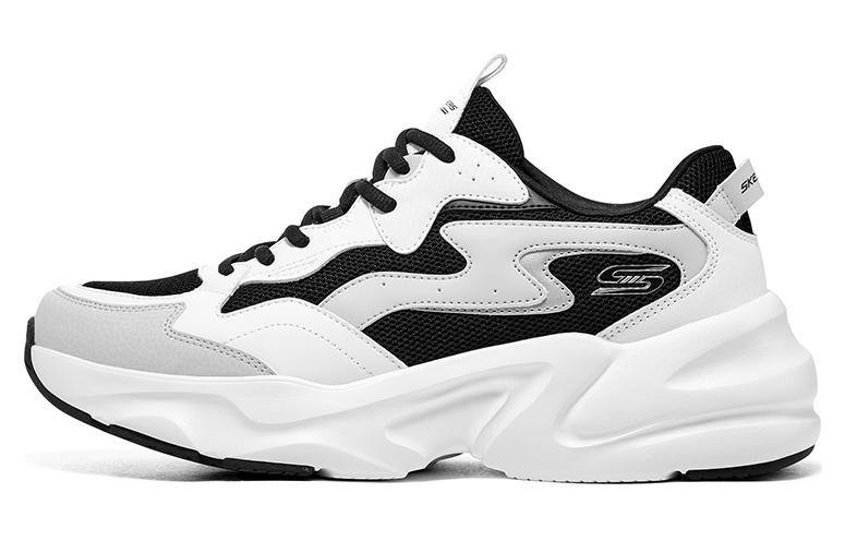 

Skechers Износостойкие низкие кроссовки D'LITES на массивной подошве, мужские, черно-белые