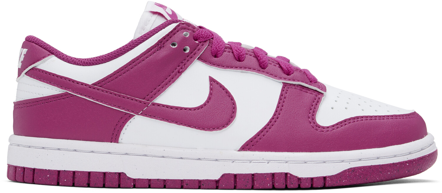 Бело-розовые кроссовки Dunk Low Next Nature Nike