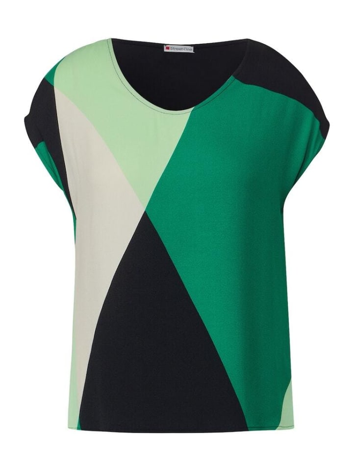 

Футболка свежего весеннего зеленого цвета Street One