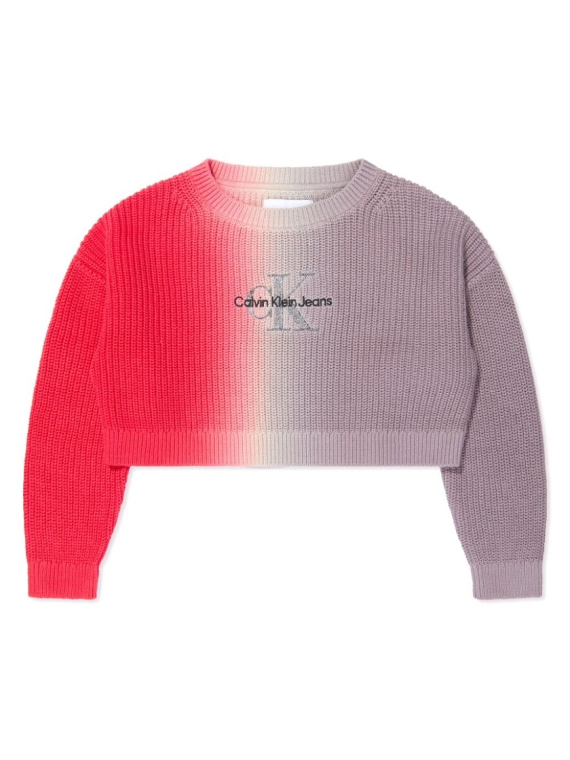 

Джемпер с эффектом градиента Calvin Klein Kids, фиолетовый