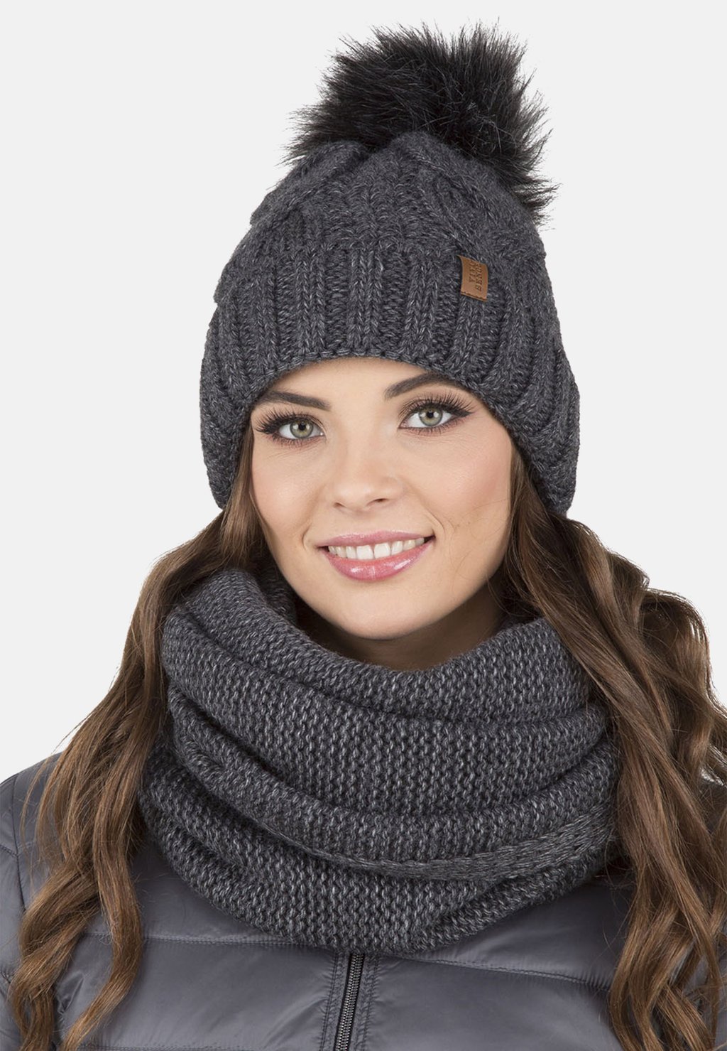 

Шапка SET - Snood Vivisence, темно-серый
