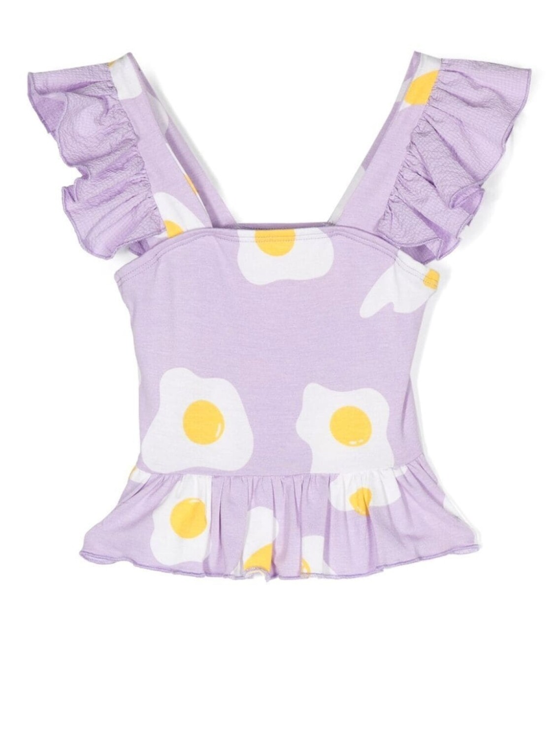 

Wauw Capow By Bangbang Beatrix egg-print sleeveless top, фиолетовый