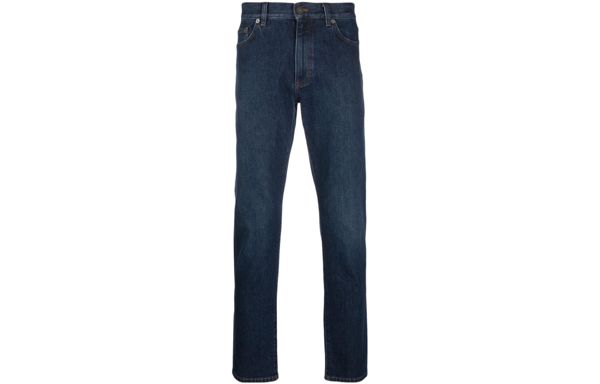 

Джинсы Zegna средней посадки Slim cut из эластичного хлопка Ermenegildo Zegna, индиго
