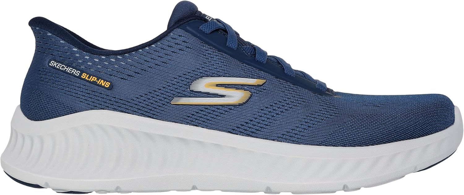 Мужские кроссовки Skechers Go Walk Now - Payton, без застежек, темно-синий — фото 3