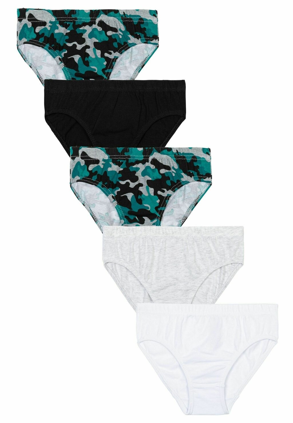

Трусы 5 PACK MINOTI, цвет black grey white