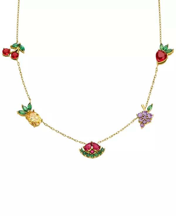 

X willy wonka special edition женское ожерелье из нержавеющей стали золотистого оттенка Fossil, gold