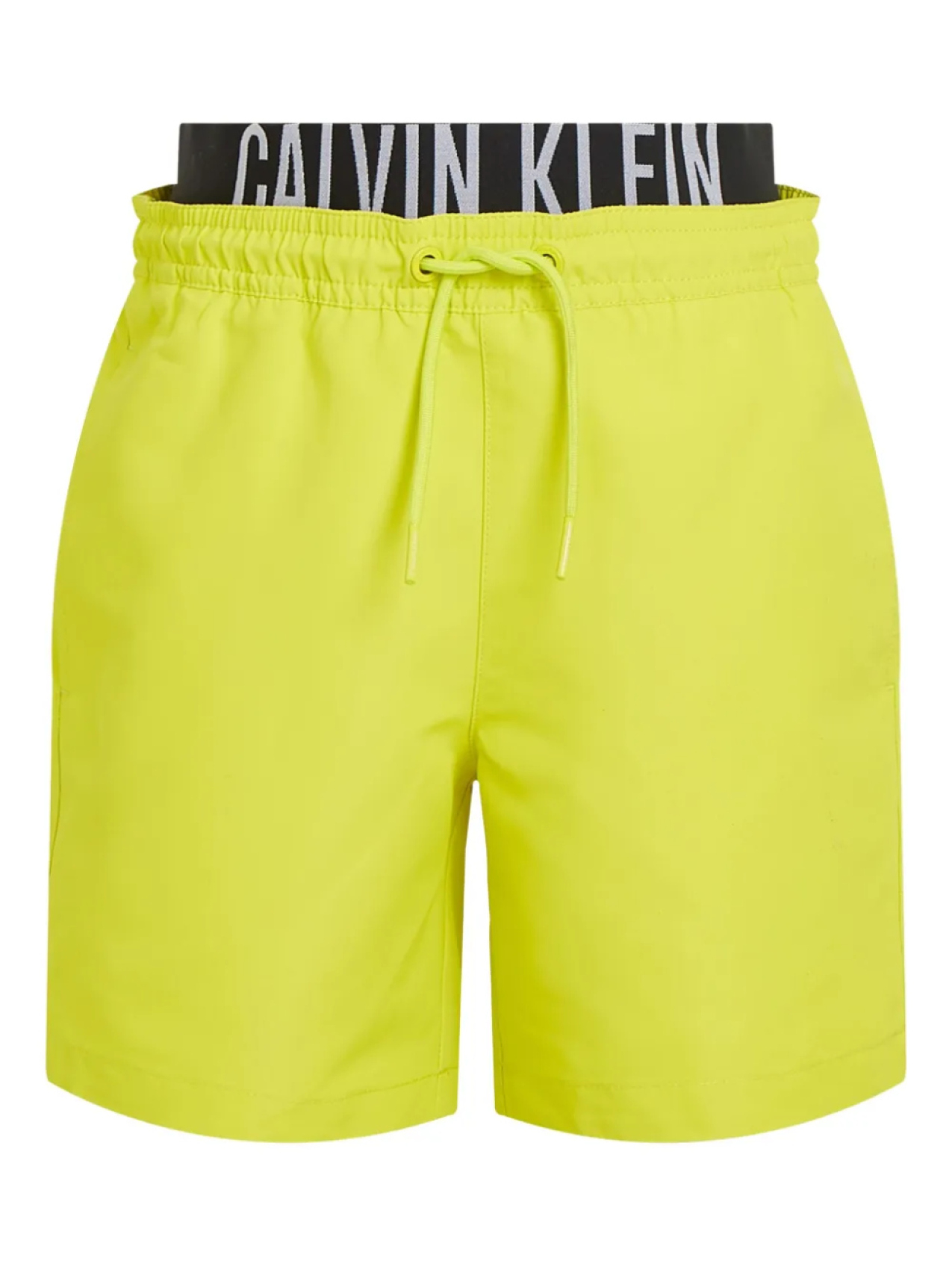 

Плавки-шорты с логотипом на поясе Calvin Klein Kids, желтый