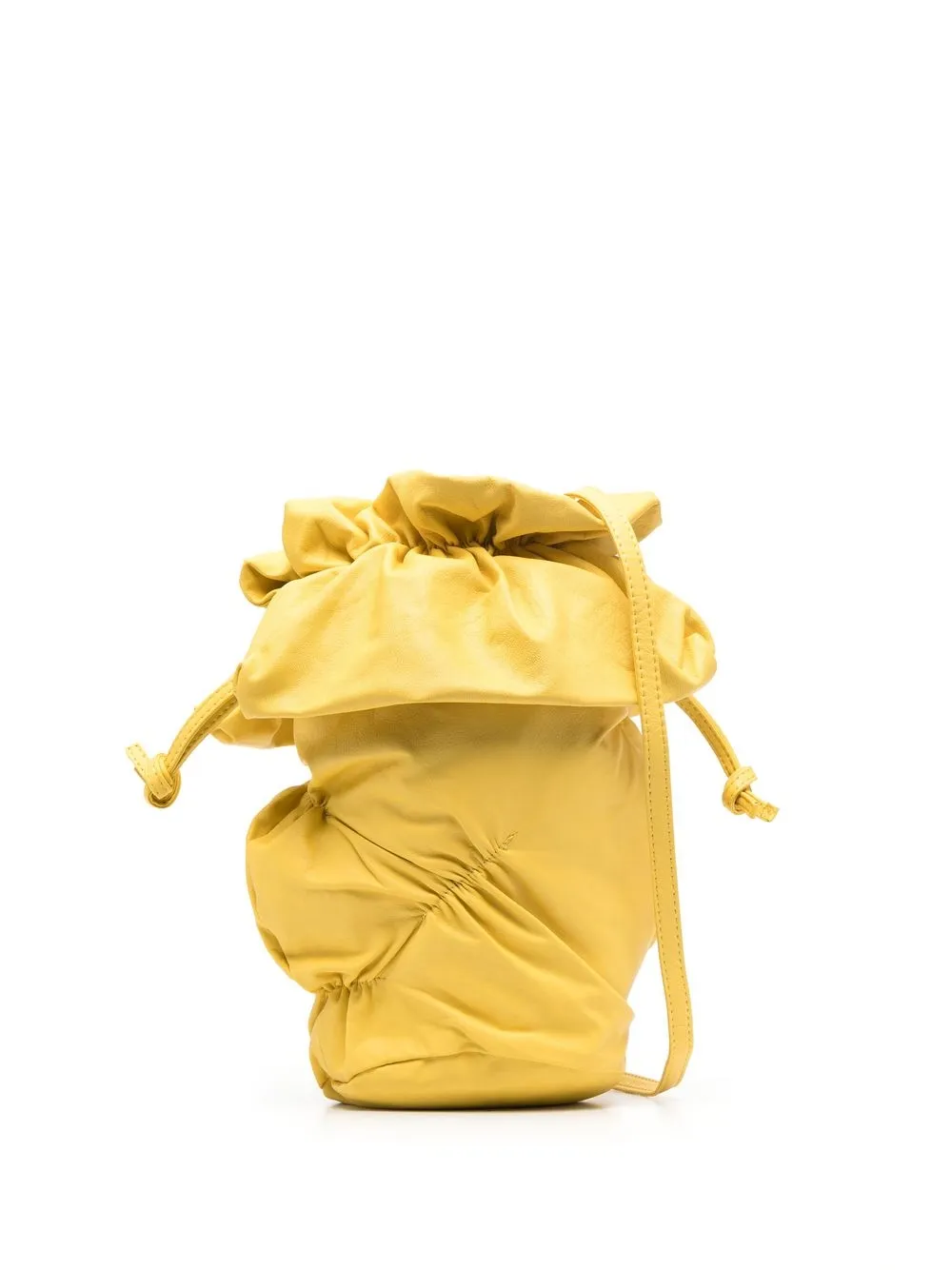 

Сумка-ведро со сборками Discord Yohji Yamamoto, желтый