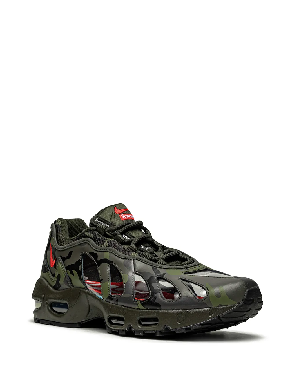Кроссовки Air Max 96 из коллаборации с Supreme Nike, зеленый — фото 2