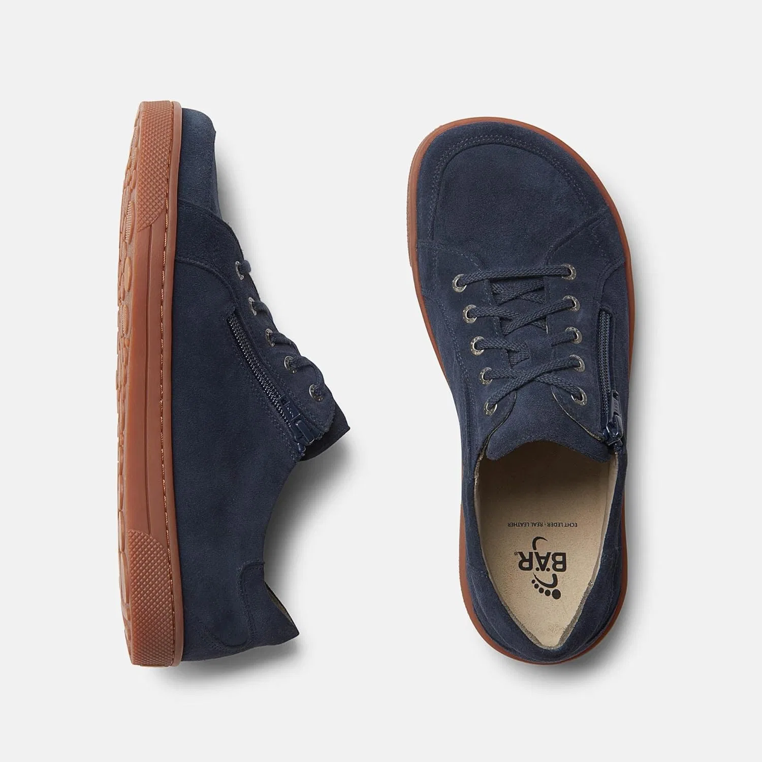 Туфли BÄR | Sven | Herren | Schnürer | Freizeitschuhe mit 100% Zehenfreiheit | Atmungsaktiv, Blue — фото 4