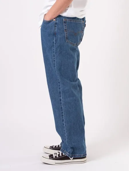 565(TM)'97 Свободные прямые джинсы, цвет индиго (средний) Levi's, Medium Indigo - Worn In — фото 2