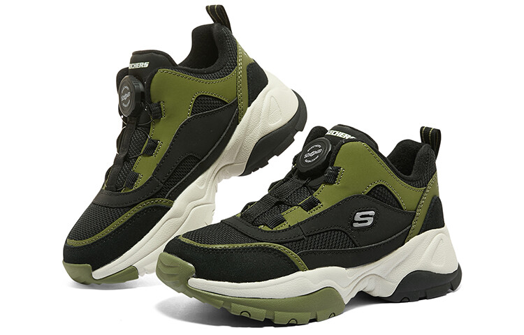 Кроссовки Skechers Sport Kids Lifestyle Shoes GS Mid-top, оливковый — фото 4