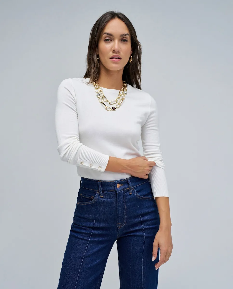 

Женский базовый вязаный джемпер Salsa Jeans, светло-бежевый