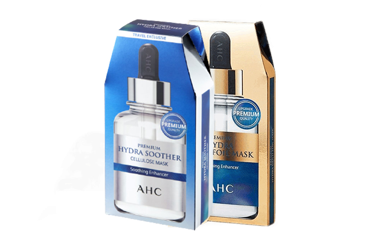 Маска для лица A.H.C — Hyaluronic Acid успокаивающая, подтягивающая, увлажняющая, восстанавливающая Gold Model — фото 2