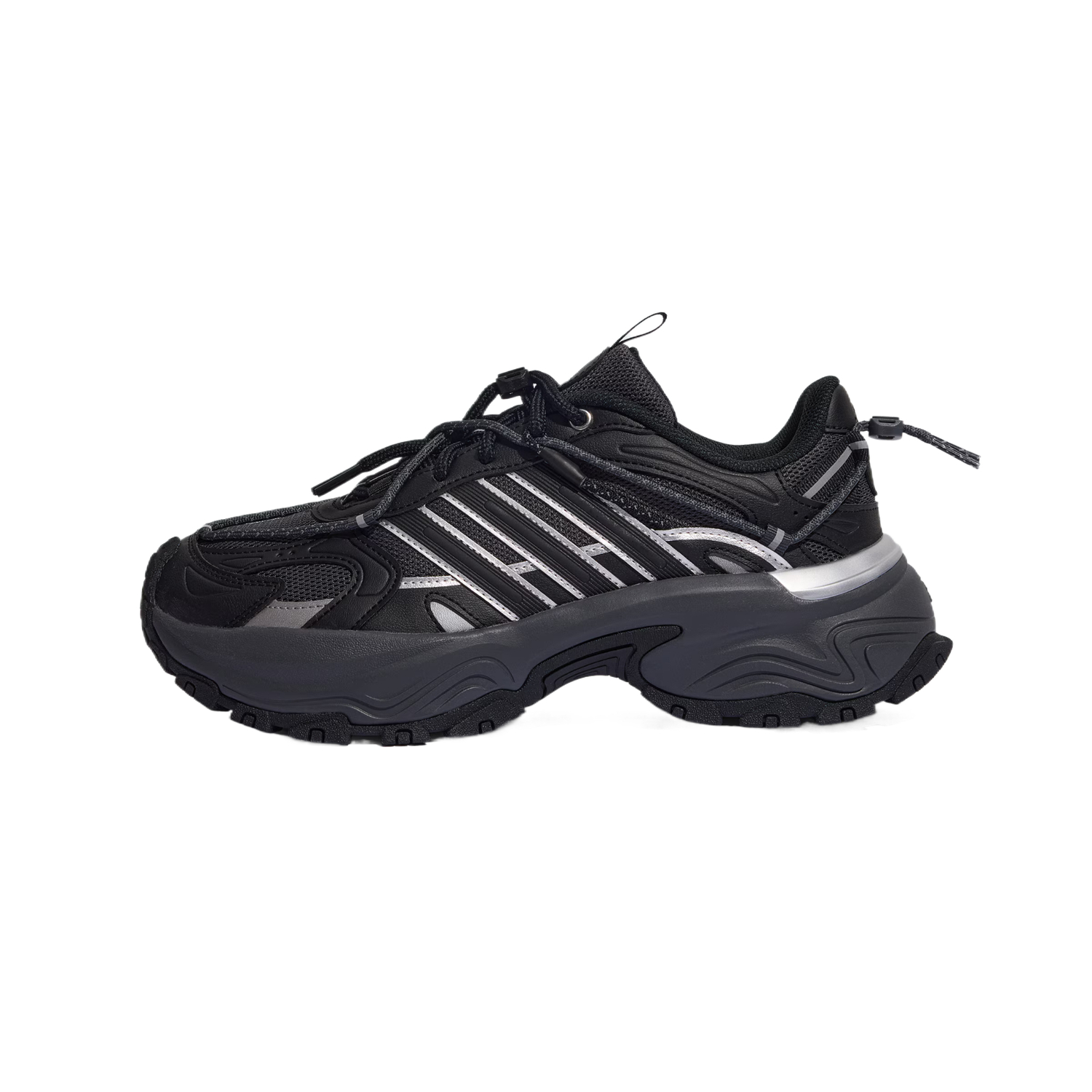 

Adidas SHADOW FEVER Противоскользящие утепленные массивные кроссовки унисекс - черный/темно-серый, цвет Black/Dark Gray