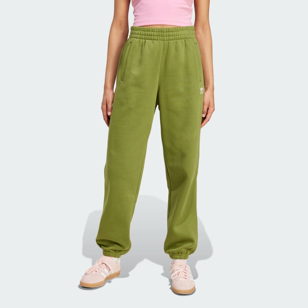 

Спортивные брюки Adidas Essentials Fleece Loose Joggers, цвет Tech Olive