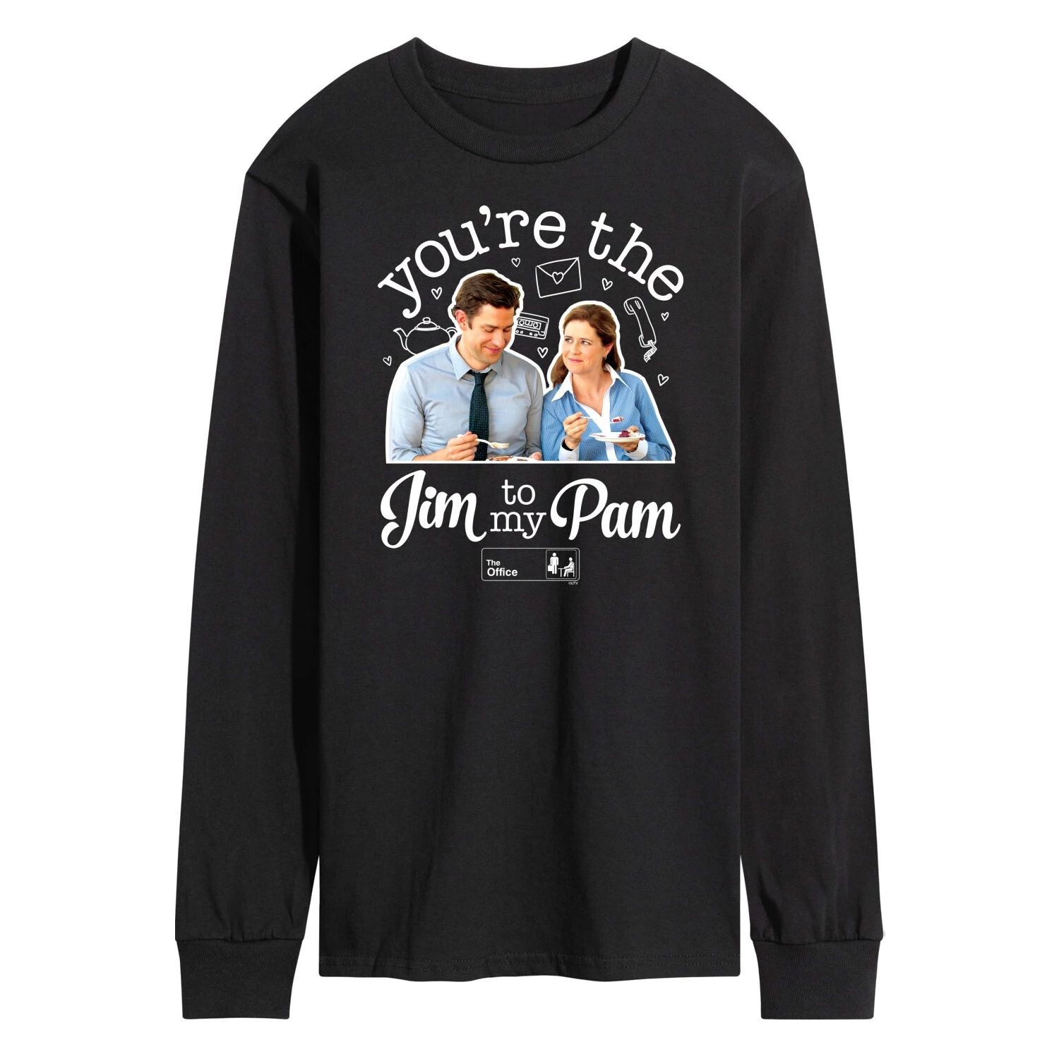 

Мужская футболка The Office Jim To My Pam Licensed Character