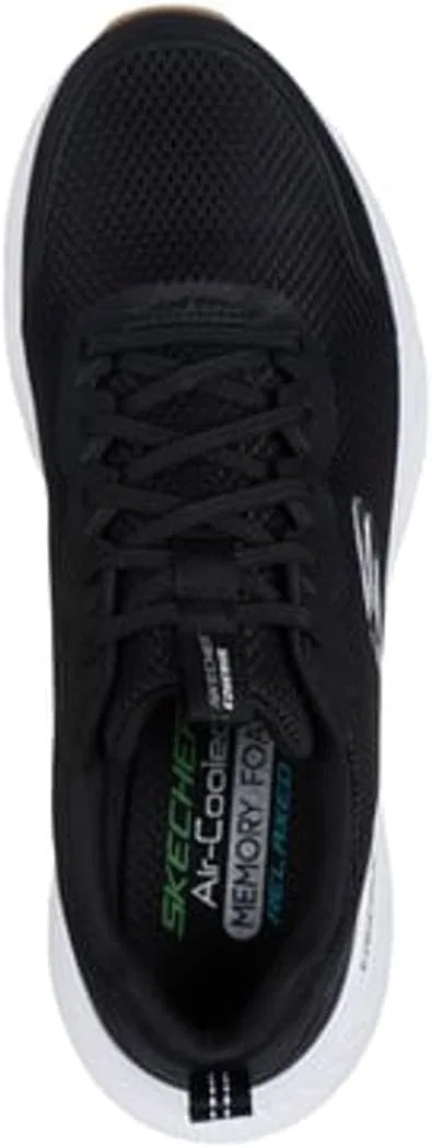 Мужские кроссовки Skechers, модель 232835, Black Mesh Tpu White Trim — фото 3