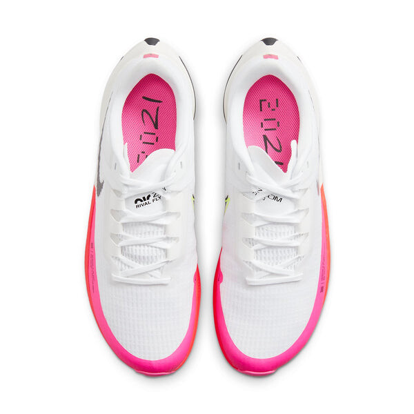 Кроссовки air zoom rival fly 3 Nike, белый — фото 4