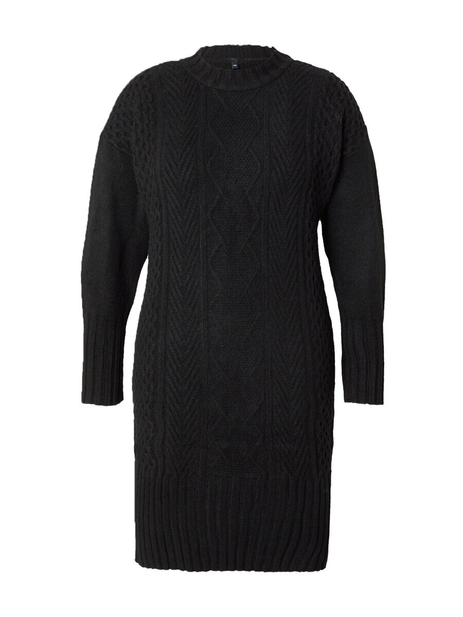 

Вязаное платье Trendyol Curve Knitted dress, черный
