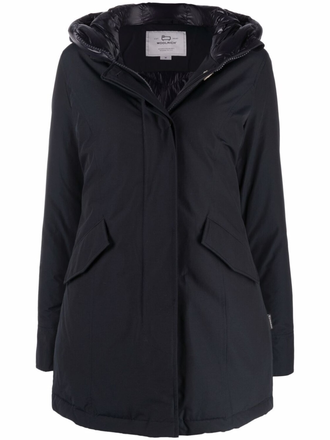

Woolrich пуховик с капюшоном, синий