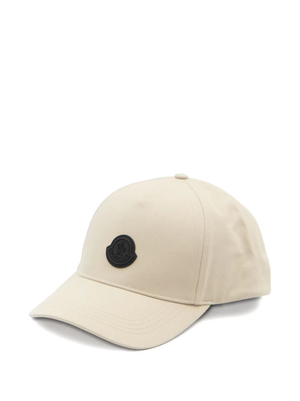 

Бейсболка с нашивкой-логотипом Moncler, бежевый
