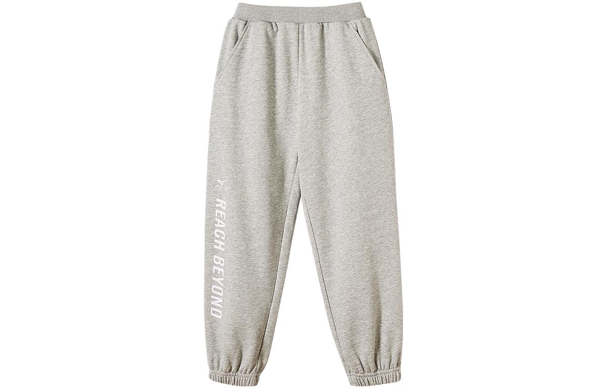 

Детские вязаные спортивные штаны Mizuno, серый