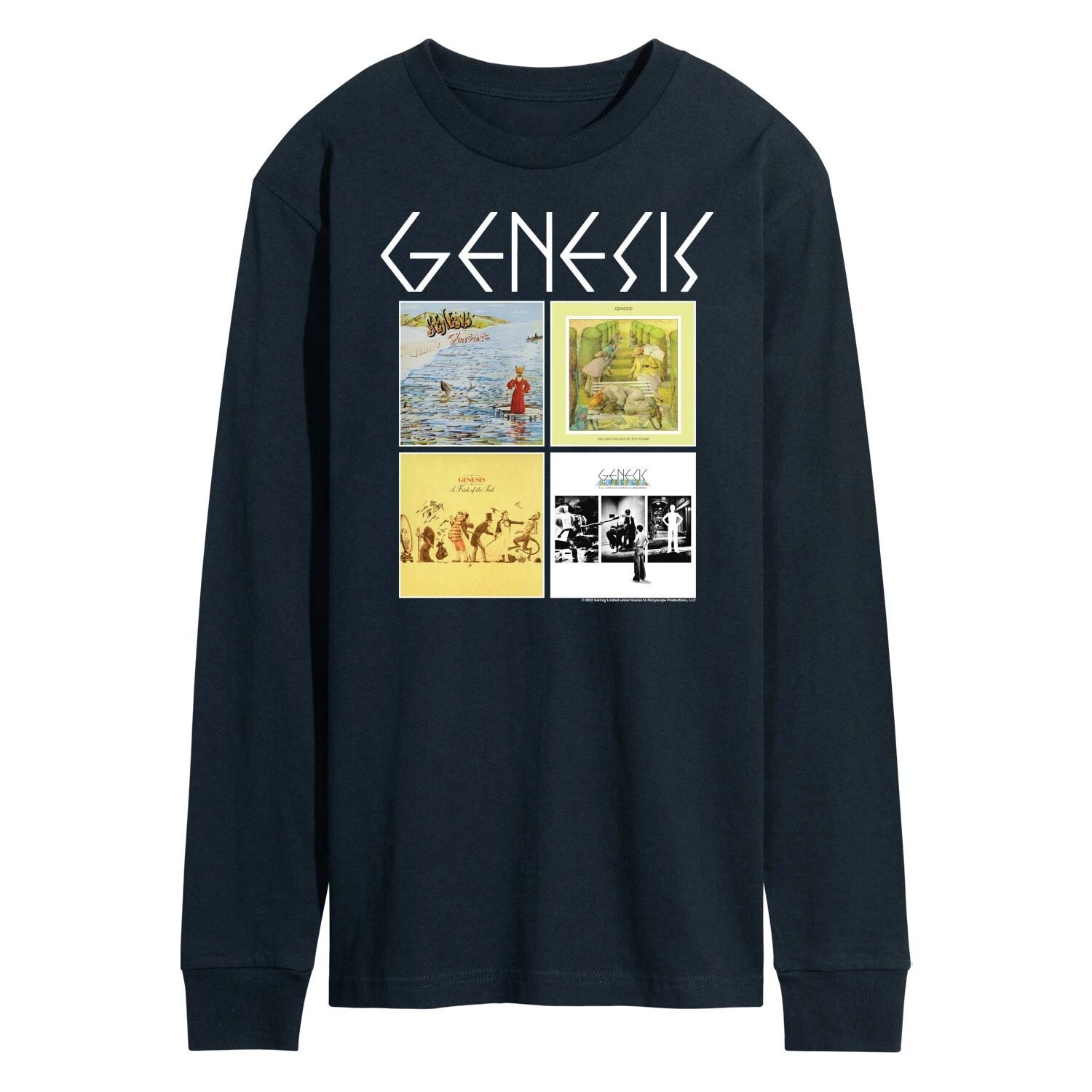 

Мужская футболка Genesis Album Grid с длинными рукавами Licensed Character