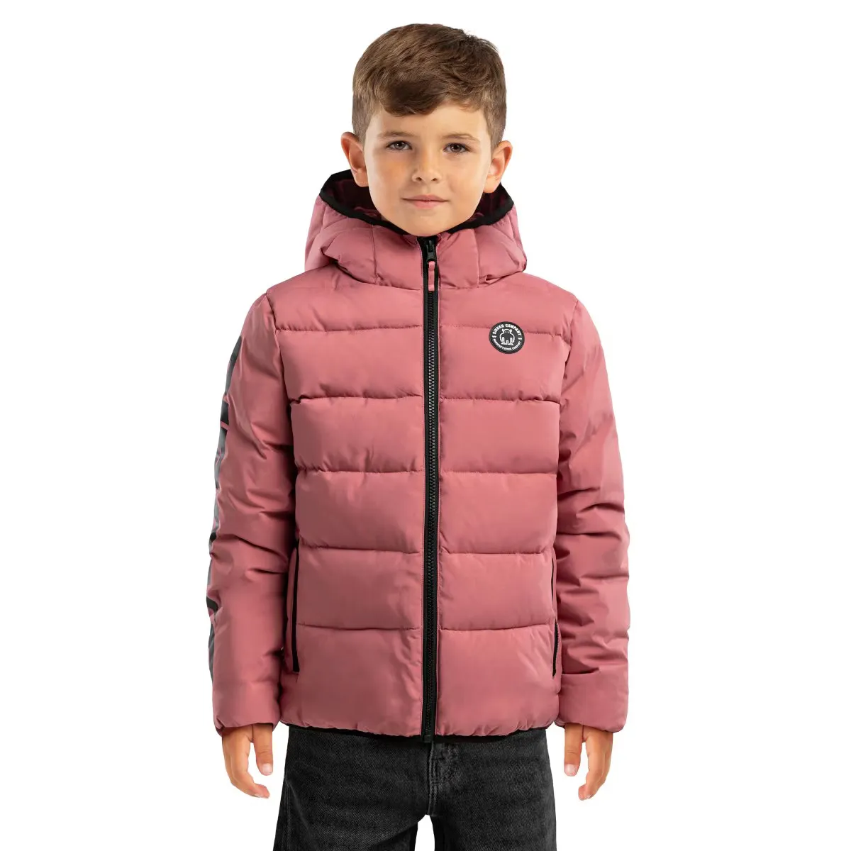 

Boys' Mist Siroko Водонепроницаемая ватная куртка, цвет Rosa