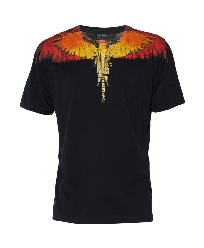 

Футболка с принтом и короткими рукавами Marcelo Burlon, черный