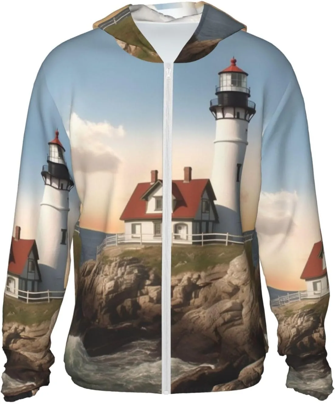 

Легкая куртка UPF 50+ с капюшоном и молнией LHBWCVN