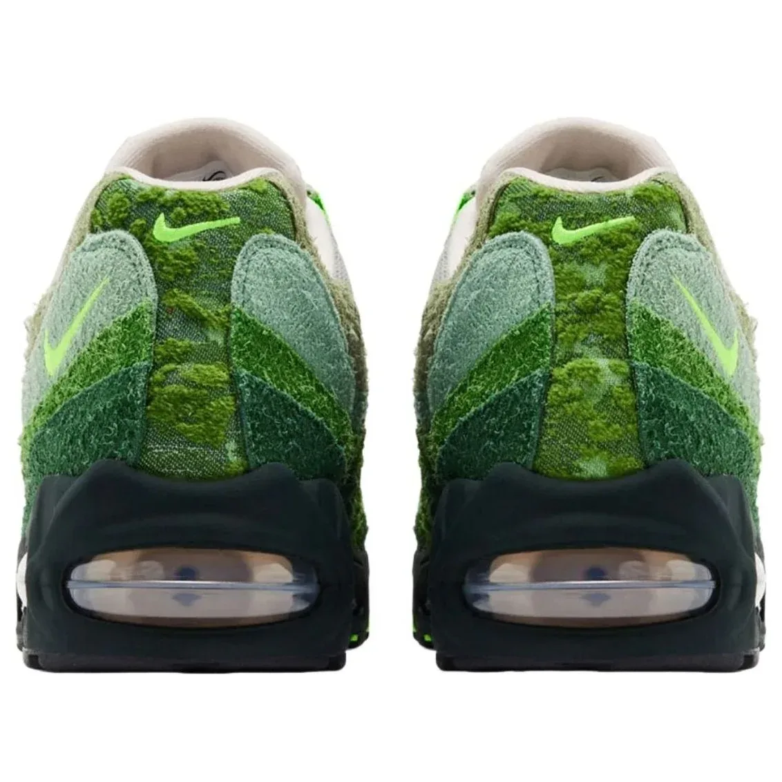 Кроссовки Nike x Oregon Ducks Air Max 95 'The Woods', зеленый — фото 2